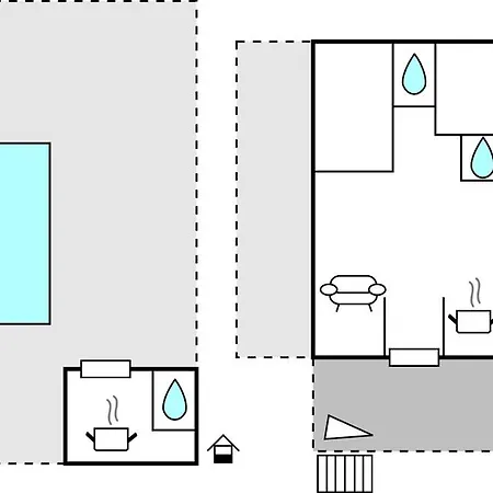 Two-bedroom In Hébergement de vacances